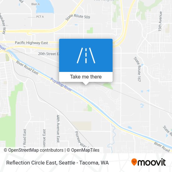 Reflection Circle East map
