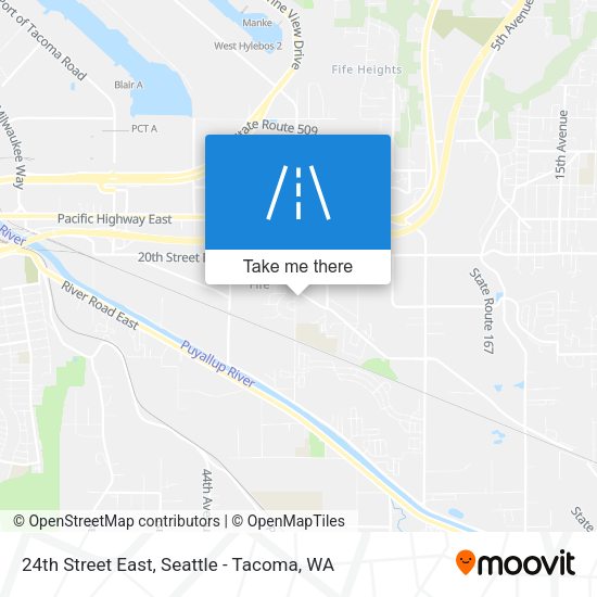 Mapa de 24th Street East