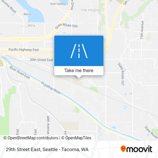 29th Street East map