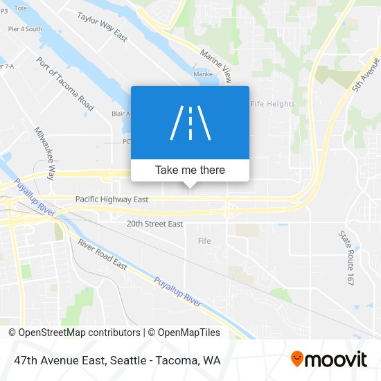 Mapa de 47th Avenue East