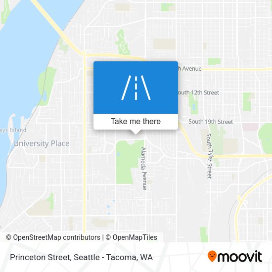 Princeton Street map
