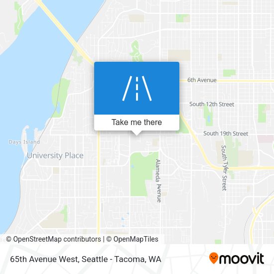 Mapa de 65th Avenue West