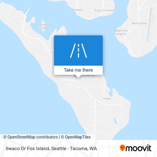 Ilwaco Dr Fox Island map