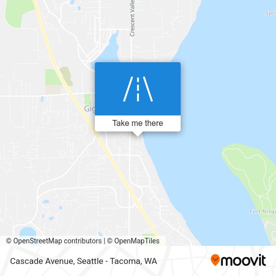 Cascade Avenue map