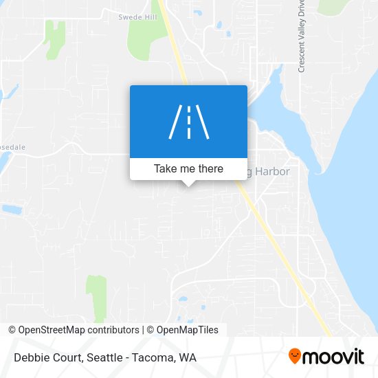 Debbie Court map