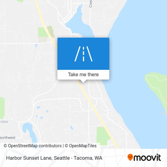 Harbor Sunset Lane map