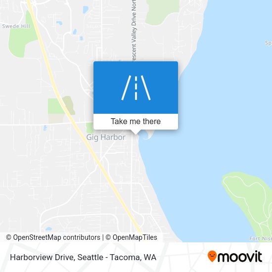 Harborview Drive map