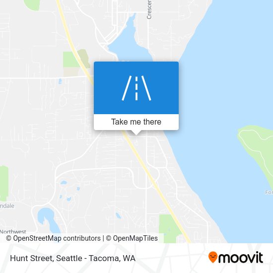 Hunt Street map