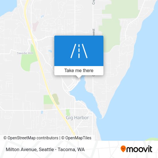 Milton Avenue map