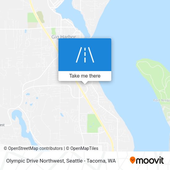 Mapa de Olympic Drive Northwest