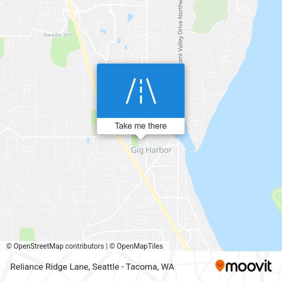 Reliance Ridge Lane map