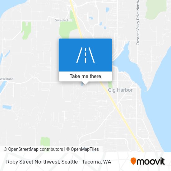 Roby Street Northwest map