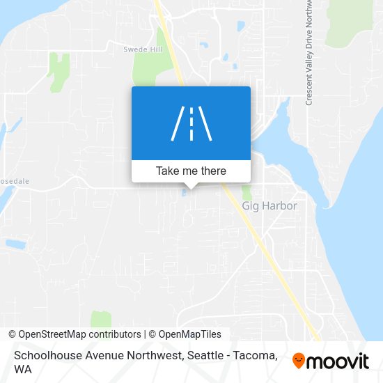 Mapa de Schoolhouse Avenue Northwest