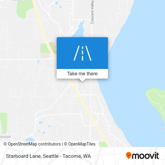 Starboard Lane map