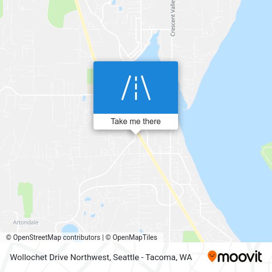 Mapa de Wollochet Drive Northwest