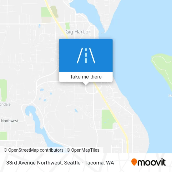 Mapa de 33rd Avenue Northwest