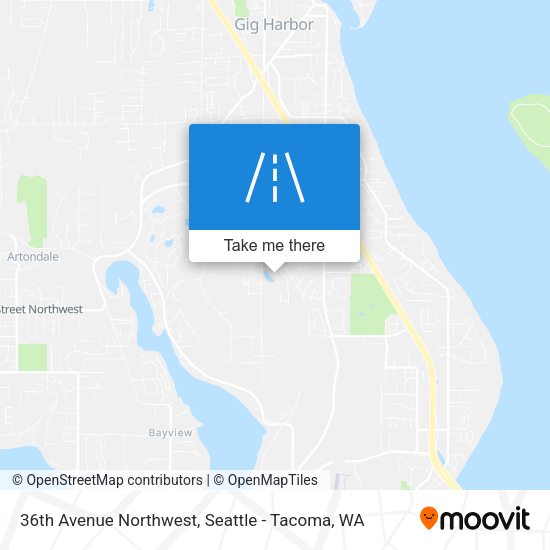 Mapa de 36th Avenue Northwest