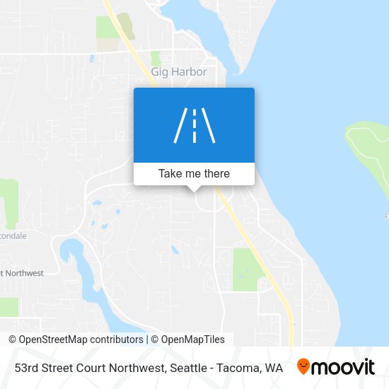Mapa de 53rd Street Court Northwest