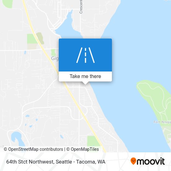 64th Stct Northwest map