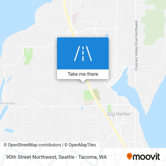 Mapa de 90th Street Northwest