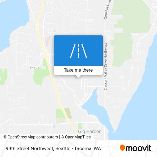 Mapa de 99th Street Northwest