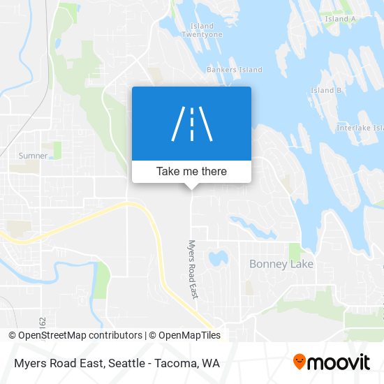 Mapa de Myers Road East