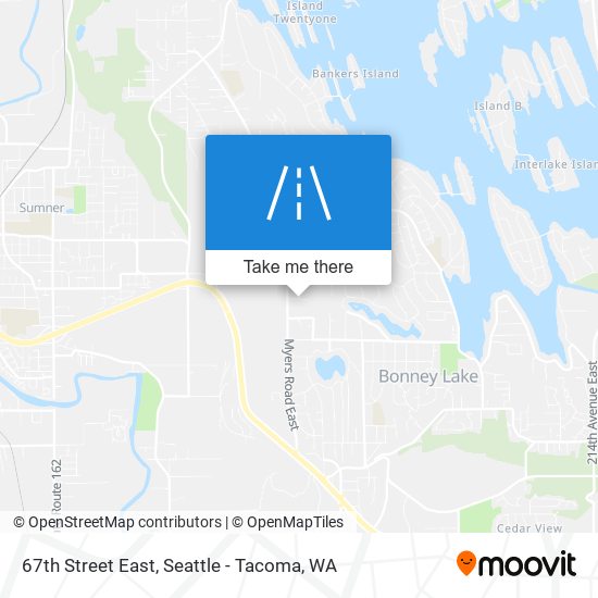67th Street East map