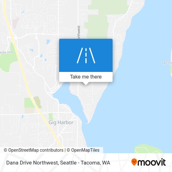 Dana Drive Northwest map
