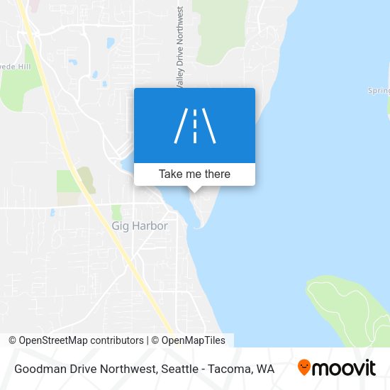 Goodman Drive Northwest map