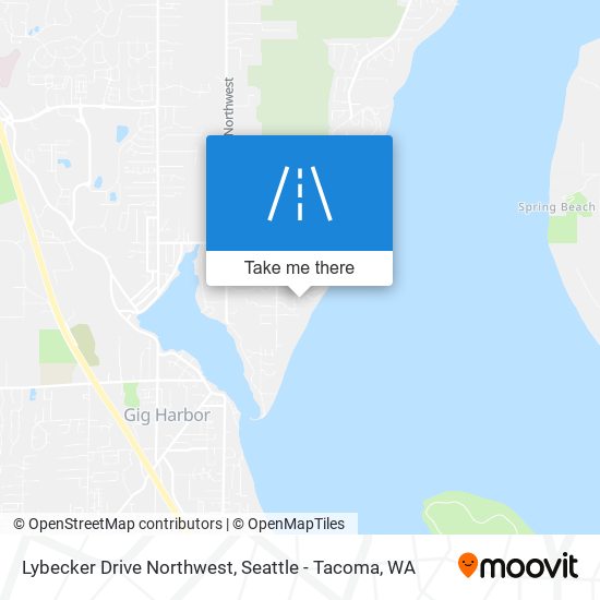 Lybecker Drive Northwest map