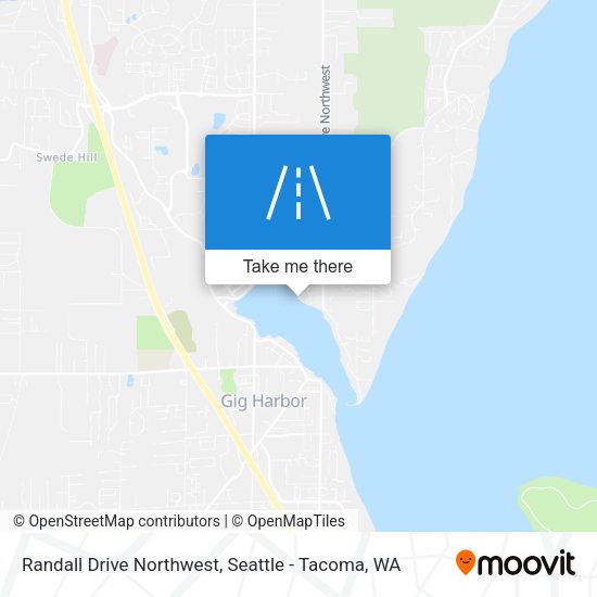 Mapa de Randall Drive Northwest