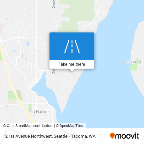 Mapa de 21st Avenue Northwest