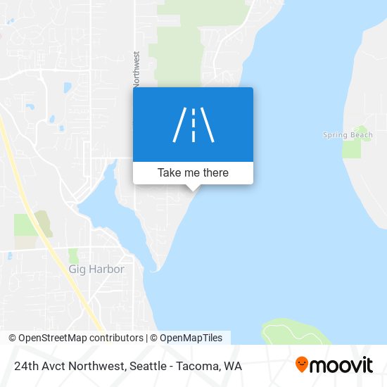 24th Avct Northwest map