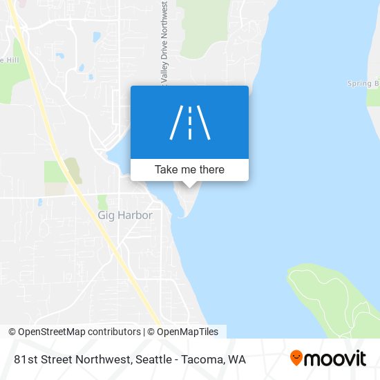 81st Street Northwest map