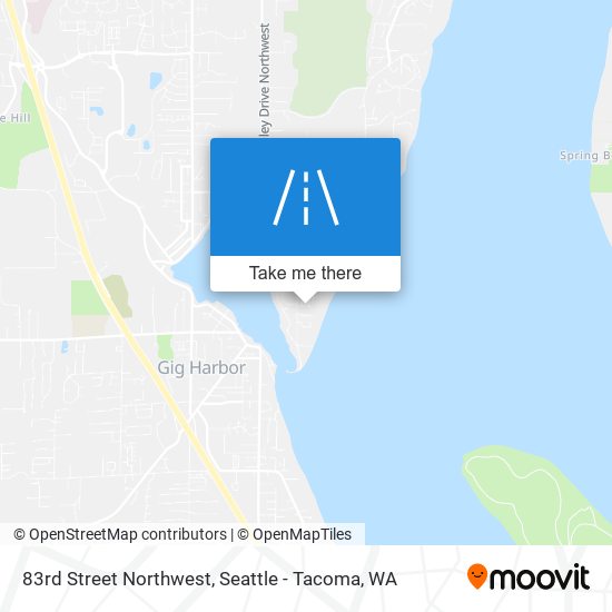 83rd Street Northwest map