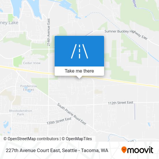 227th Avenue Court East map