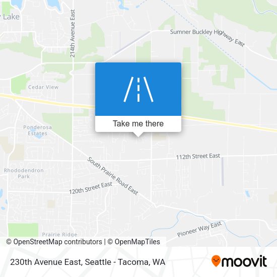 Mapa de 230th Avenue East