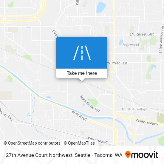 27th Avenue Court Northwest map
