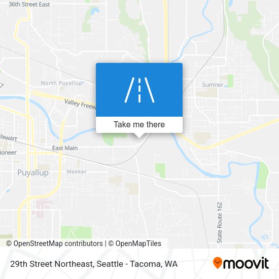 Mapa de 29th Street Northeast