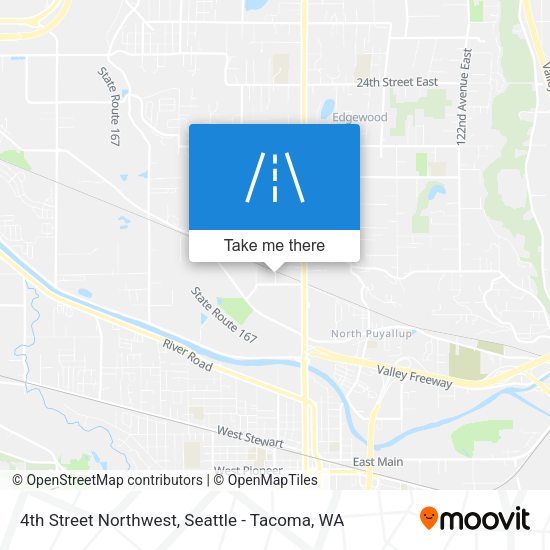 Mapa de 4th Street Northwest