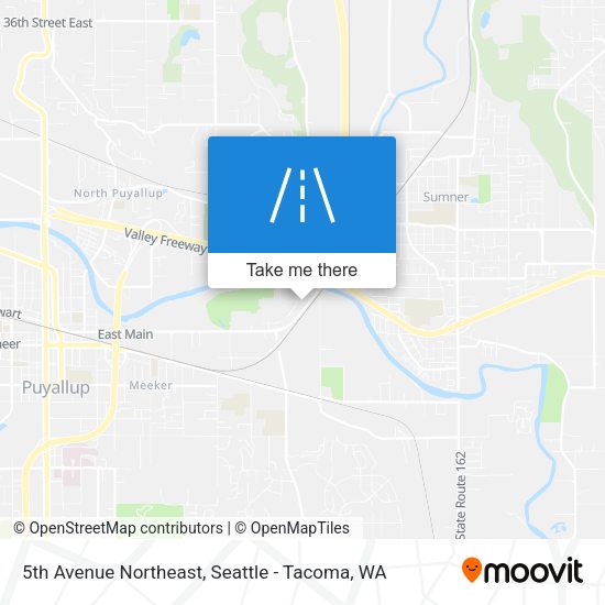 5th Avenue Northeast map