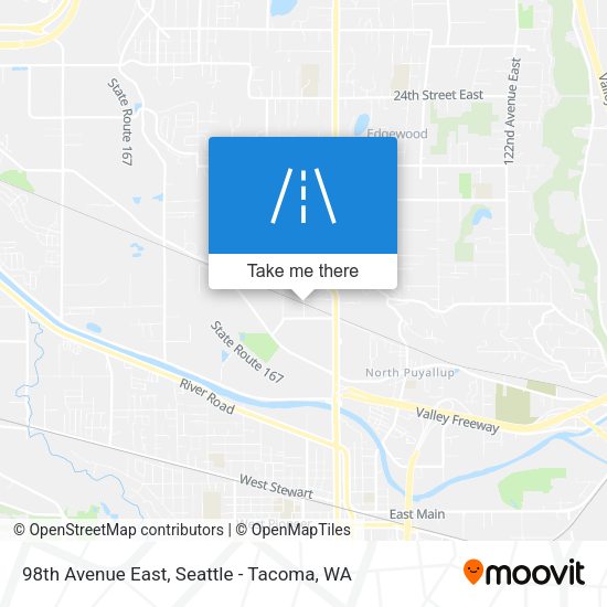 Mapa de 98th Avenue East