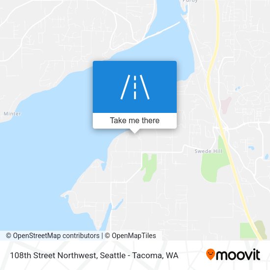 108th Street Northwest map