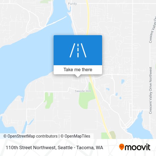 110th Street Northwest map