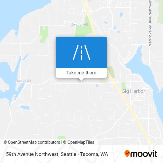 Mapa de 59th Avenue Northwest