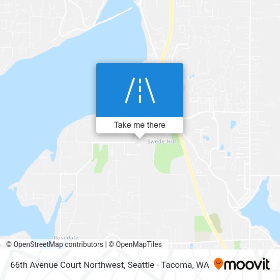 66th Avenue Court Northwest map