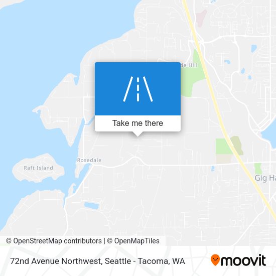 Mapa de 72nd Avenue Northwest