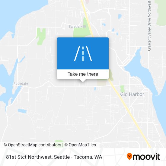 81st Stct Northwest map