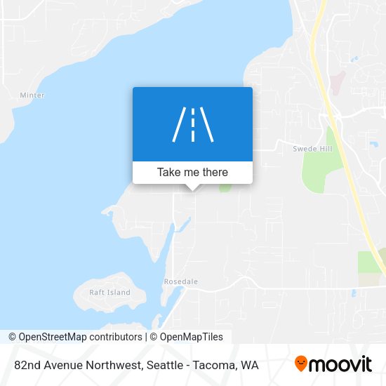 82nd Avenue Northwest map
