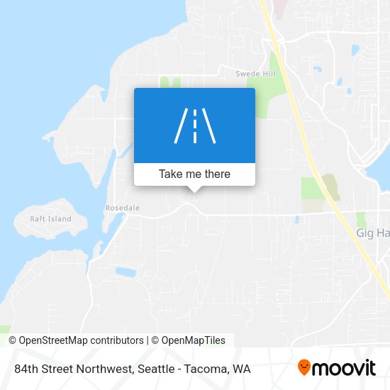 Mapa de 84th Street Northwest